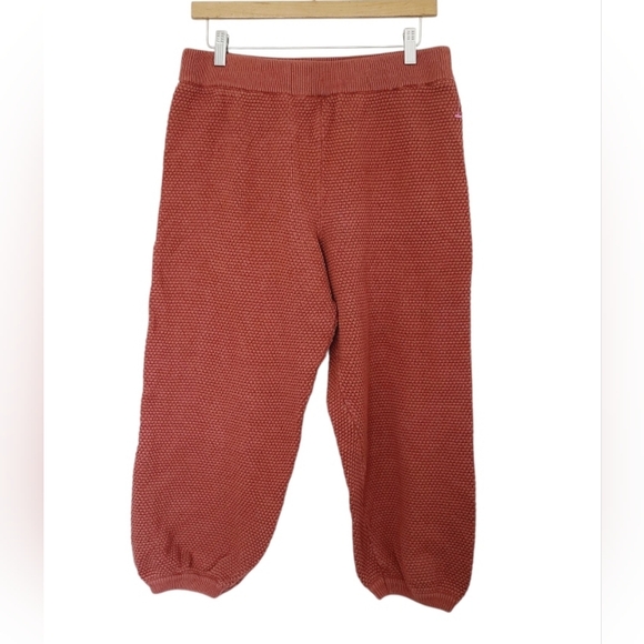 Free People Rust Knit Haylie Pants Size Large - Picture 2 of 4